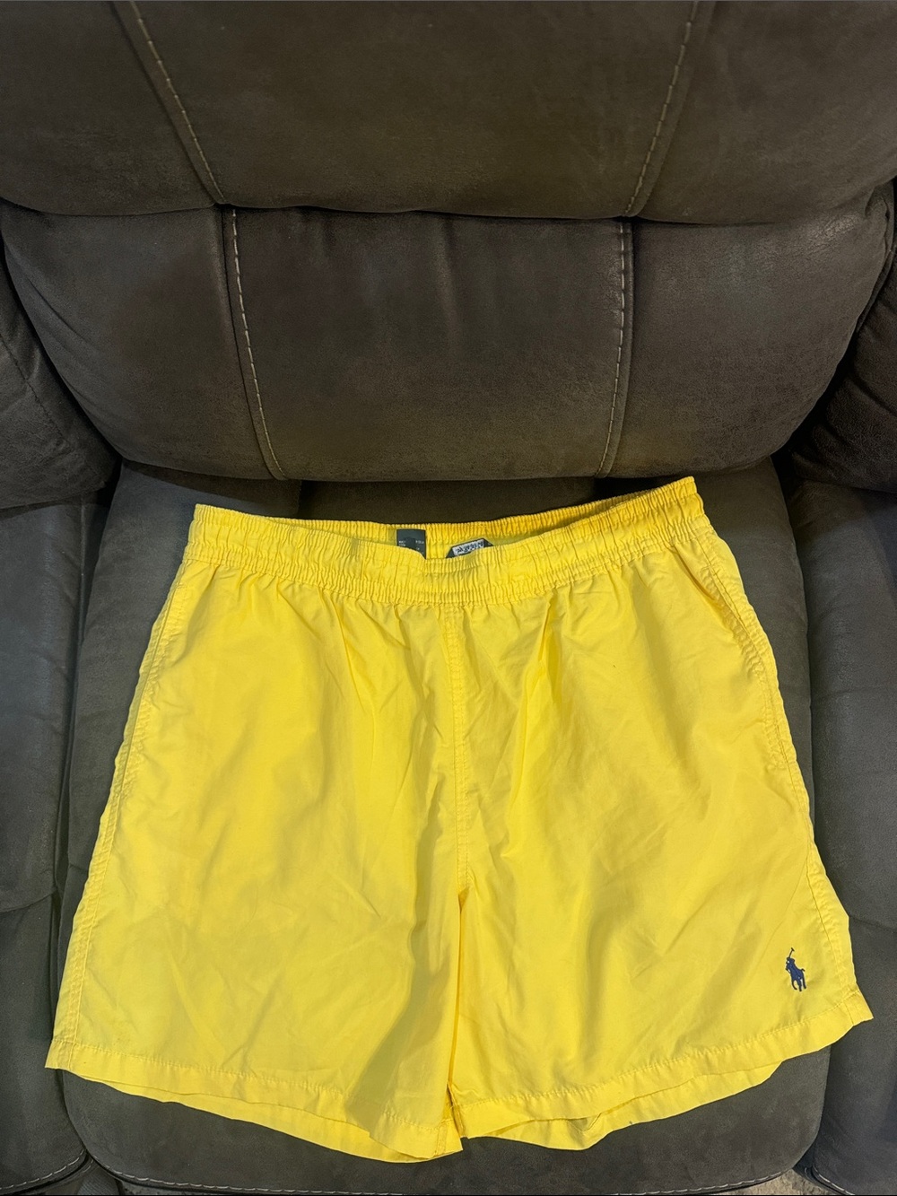 Polo by Ralph Lauren Yellow Swim Trunks size Large
